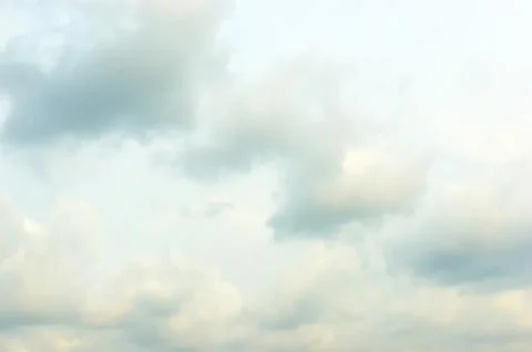 Thick clouds in summer blue sky. Cloudy bright beauty in the sun, bright an.. Stock Photos