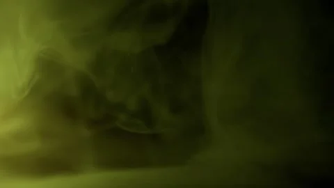 Thick Colored Smoke Drifting And Changing Hue On Dark Background 库存影片 330115180