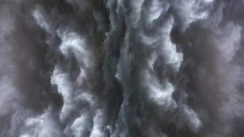 thick cumulonimbus clouds with flashes o... Stock Video Pond5