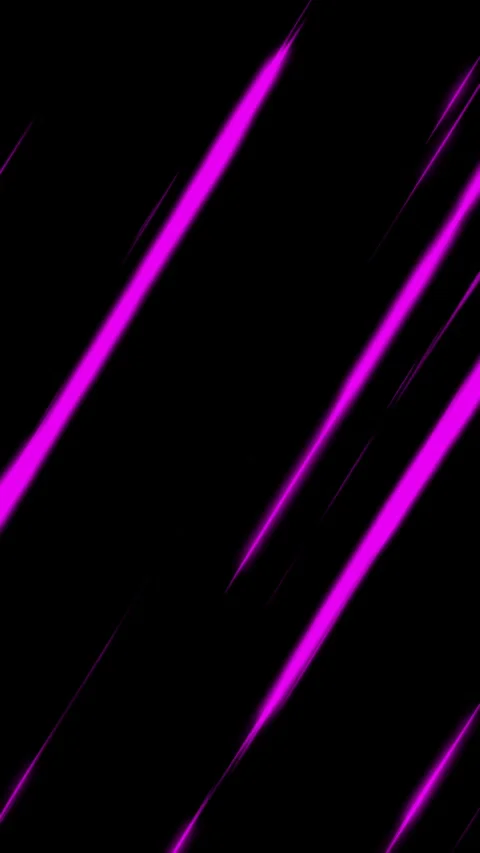 Thick diagonal magenta anime speed lines on black background, vertical format Stock Footage 337936843