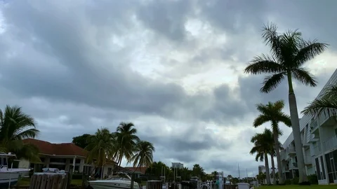 Thick Florida Clouds Stock Footage 117602286