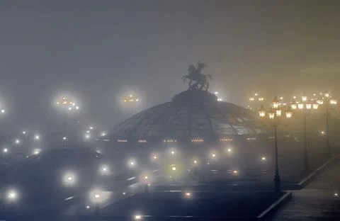 Thick fog Stock Photos