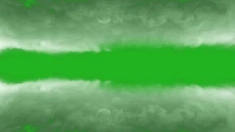 Thick fog on surface with mirrored effect on green screen background Stock Footage 248882340