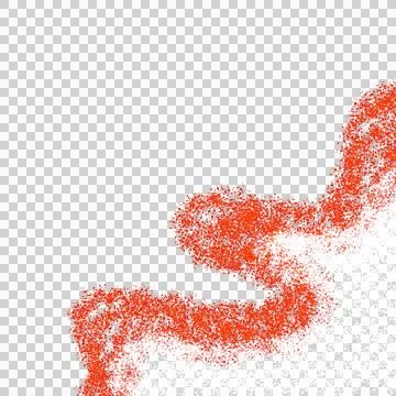 Thick Glowing Wavy Corner Border Indonesia Flag Stock Illustration