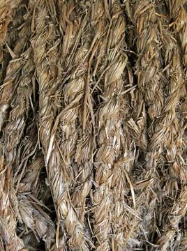 Thick Hemp Rope. Stock Photos