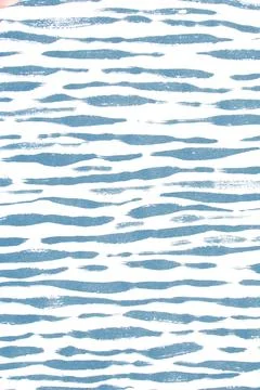 Thick Ink Pen Lines on White Background Zebra Skin Blue Barcode Shapes Stock Illustration