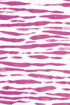 Thick Ink Pen Lines on White Background Zebra Pink Skin Barcode Shapes Stock Illustration