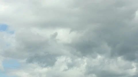 Thick light clouds gradually diverge. Improving the weather. Stock Footage 237855772