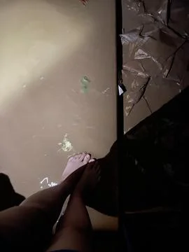 Thick Mud Left After Flood Stock Photos