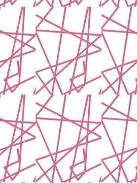Thick pink intersecting lines creating a geometric web Stock Illustration
