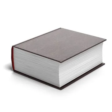 Thick red book 库存插图