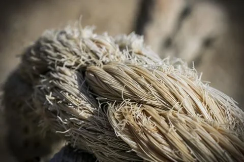 Thick Rope Closeup Stock Photos