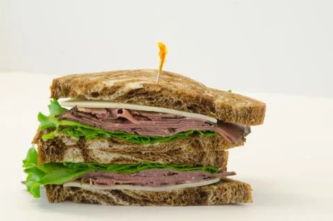 Thick sandwich Stock Photos