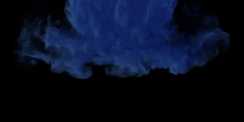 Thick Smoke Background Blue Stock Footage 102088841