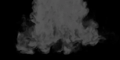 Thick Smoke Background White Stock Footage 102088957