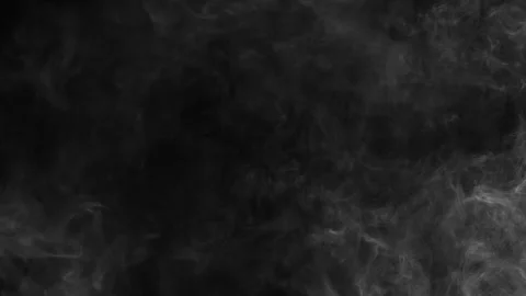Thick smoke on a black background. Gray fog. Smoke and fire. 動画素材 258770331