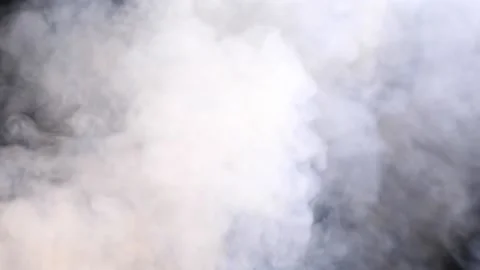 Thick smoke blowing from left bottom Stock Footage 148783043