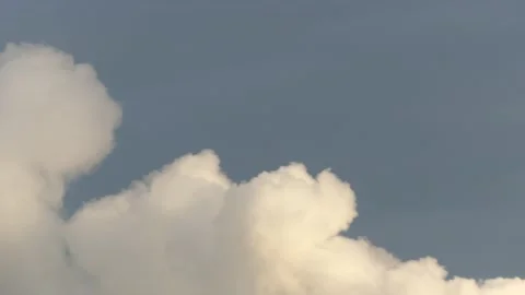 Thick smoke from a chimney - blue sky, time lapse - abstract background Stock Footage 145686234