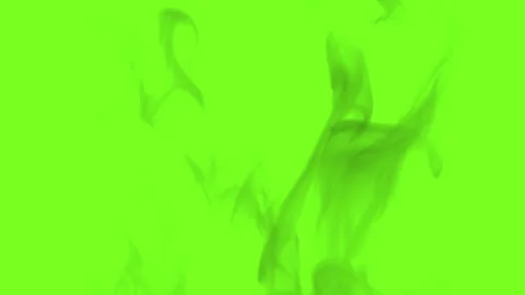Thick Smoke Cloud With Chroma Key Green Background Stock Footage 334475317