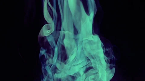 Thick Smoke colored Green Blue Видео 35947758