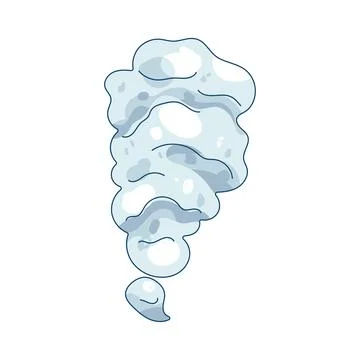 Thick smoke Stock Illustration