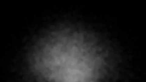 Thick smoke on a transparent background. Gray fog Smoke wisps rise in smooth lin Stock Footage 319666380