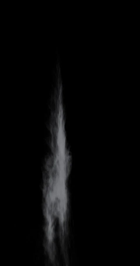 Thick Soot and Ash Particles Descending on Black Screen Stock Footage 323580388