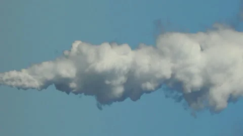Thick stream of smoke Stock Footage 150703667
