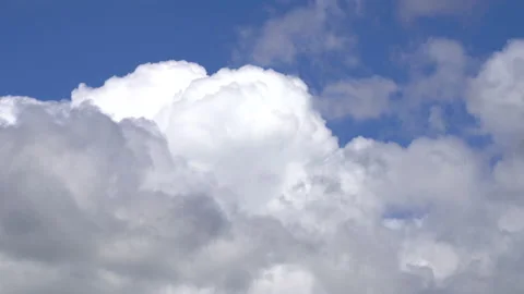 Thick summer clouds Stock Footage 158785079