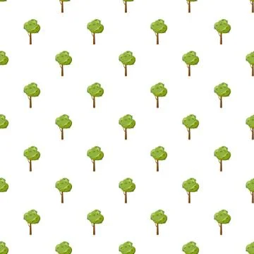 Thick tree pattern Stock Illustration