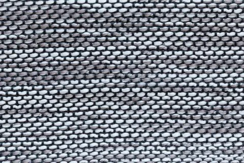 Thick white and gray strings with thin blue strings Stock Photos