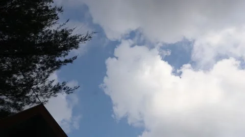 Thick white clouds Video stock 325751159