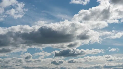 Thick White Clouds Timelapse 스톡 동영상 133741913