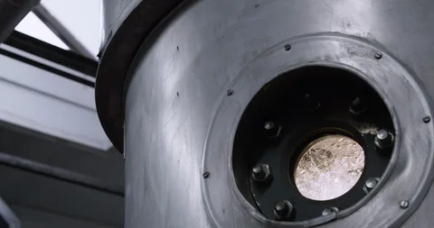 Thick window grants view into a high pressure water tank Stock Footage 103541498