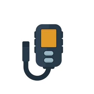 Thickness meter on white, vector Stock Illustration