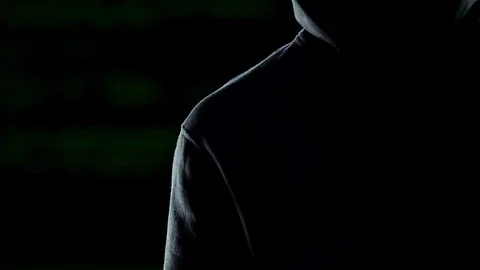 Thief breaks safe, selecting suitable password through application on smartphone Video stock 85175321