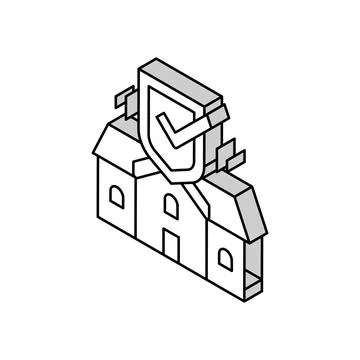 Thief crime isometric icon vector illustration Stock Illustration