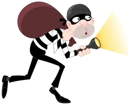 Thief Stock Illustration