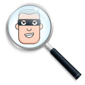 Thief search Stock Illustration