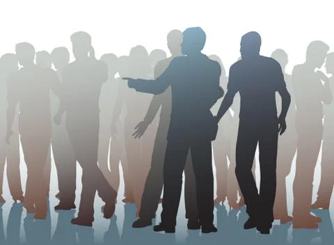 Thief team Stock Illustration