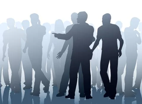 Thief team Stock Illustration