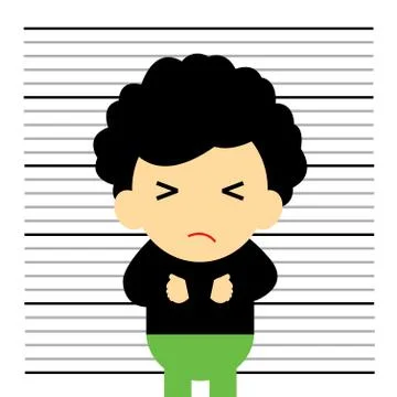 Thief vector cartoon Stock Illustration