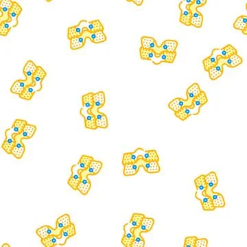 Thighs ems training vector seamless pattern Stock Illustration