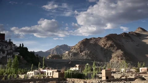 Thikse Monastery Stock Footage 63397579