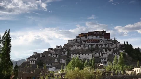 Thikse Monastery Stock Footage 63397584