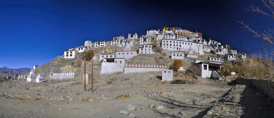 Thiksey monastery Foto stock