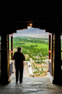 Thiksey Monastery Stock Photos