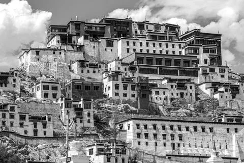 Thiksey Monastery Foto stock