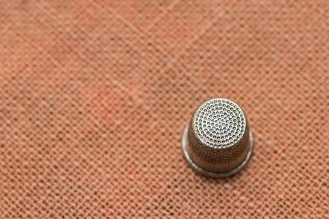 Thimble close-up Stock Photos