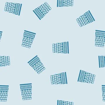 Thimble embroidery hobby glyph vector seamless pattern Stock Illustration
